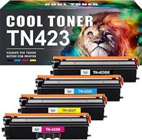 Cool Toner TN423 tonerio kasetė, suderinama su Brother TN-423 TN-423BK TN-421 MFC-L8690CDW MFC L8690CDW MFC L8690CDW DCP-L8410CDW MFC-L8900CDW HL-L8260CDW HL-L8360CDW Juodai žydra, geltona, purpurinė pakuotė