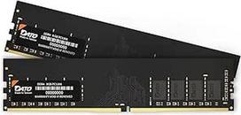 DATO 16GB (8GB x 2) RAM, DDR4 3200 MHz PC4-25600 CL22 1,2 V 288 kontaktų ne ECC be buferizavimo DImm, staliniams kompiuteriams skirtas atminties modulis