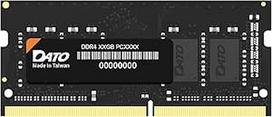 DATO 16GB DDR4 3200MHz PC4-25600 CL22 SODIMM 1.2V 260pin Non-ECC SO-DIMM nešiojamųjų kompiuterių operatyviosios atminties modulis