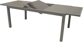 DEGAMO PISA išplečiamas stalas 140 x 200 x 90 cm Aliuminis + stiklas