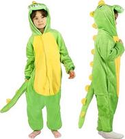 Dino Onesie Vaikų dinozaurų kostiumas Pižama su gobtuvu Gyvūnų miego kostiumas Drabužių apranga Drakonas Flanelė Miegmaišis Kombinezonas mergaitėms Berniukai Helovinas Karnavalas Cosplay Šalis