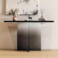 Elegantiškas juodas akrilo įėjimo stalas Siaura konsolė svetainei ir prieškambariui Šiuolaikinis sofos staliukas Fojė akcentinis staliukas 80x30cm (31,5 "x12") - stilingi baldai mažoms erdvėms