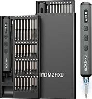 Elektrinis atsuktuvas, 68-in-1 elektrinis atsuktuvas su 64 magnetiniais antgaliais, 4 LED lemputėmis, mini elektrinis atsuktuvas nešiojamiesiems kompiuteriams, telefonams, akiniams, klaviatūroms, laikrodžiams, ausinėms