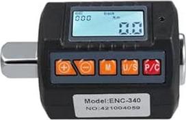 ENC-340 sukimo momento matuoklis su skaitmeniniu ekranu, sukimo momento matuoklis, 1/2 colio pavara ir 3/8 ir 1/4 colio adapteriu (ENC-30)