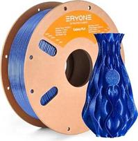 ERYONE Sparkling Glitter Shiny PLA gija 3D spausdintuvams, 1,75 mm+/-0,03 mm, 1 kg, mėlyna