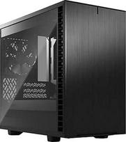 Fractal Design Define 7 Nano Black - Šviesiai tonuotas grūdintas stiklas - šlifuoto aliuminio ir plieno mini ITX kompiuterių korpusas su tyliu langu "Nano Tower