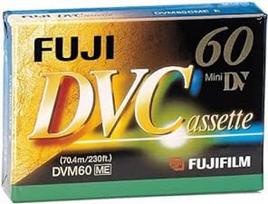 Fuji DVM60 vaizdo kameros juostos