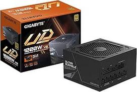 GIGABYTE UD1000GM PG5 V2 maitinimo šaltinis - PCIe Gen 5.1, "80 Plus Gold", visiškai modulinis dizainas, 120 mm ventiliatorius, suderinamas su ATX 3.1, ES kištukas