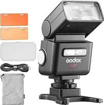 Godox iT32 fotoaparato blykstė + X5-C, suderinama su "Canon" fotoaparatais, TTL HSS + LED lemputė, X5 tarnauja "Hotshoe" + trigeris viename, (suderinama su "Canon")