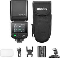 GODOX V480N TTL fotoaparato blykstė Nikon, GN50 Speedlite 650 blykstės skaičius 1/8000 s HSS 1,7 s įkrovimo laikas Integruota 5600K LED reguliavimo šviesa su difuzoriumi, suderinama su Nikon fotoaparatais