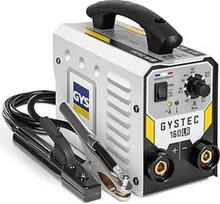 GYS, GYSTEC 160 LA dengtų elektrodų suvirinimo aparatas 160A vienfazis 230V (MMA) TIG DC Lift Arc Force Anti Ticking Hot Start su elektrodų laikikliu Įžeminimo kabelis