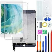 H&LYCYJ Display Bildschirm für iPad mini 5 7.9 Zoll (2019) A2126 A2124 A2133 A2125 LCD Bildschirm Ersatz Assembly with kit (Weiß)