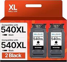 HALLOLUX PG 540XL juodos spalvos spausdintuvo kasetės, suderinamos su "Canon PIXMA MG3650S" kasetėmis TS5150 TS5151 TS5100 MG3600 MG3650 MG4250 MG3550 MG2255 MX374 MX525 MX535 MX470 MG31 50