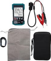 Haofy Solarpanel-Tester, 2000 W, vidutinio atsparumo saulės kolektoriai, MPPT technologija, 2,2 X,3 Zoll LCD-Bildschirm, Schützt vor Überlastung, Kurzschlüssen für die