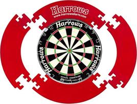 HARROWS 4 dalių strėlyčių lėkštės aplinka, raudona