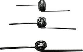 Hochleistungs-Zugfeder, 10 Stück linkshändige Torsionsfeder aus 65 Mn-Federstahl, 2,5 mm x 20 V-förmige Feder, 3-9 Umdrehungen, 180 Grad(2,5 mm x 20 mm-180 laipsnių-4 ratai)