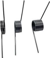 Hochleistungs-Zugfeder, 10 Stück linkshändige Torsionsfeder aus 65 Mn-Federstahl, 2,5 mm x 30 V-förmige Feder, 3-9 Umdrehungen, 120 Grad(2,5 mm x 30 mm-120 laipsnių-8 ratų)
