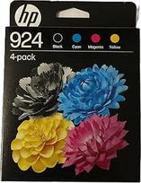 HP 924 (6C3Z1NE) daugiapakopė originali rašalo kasetė, juoda ir spalvota, 1 x juoda, 1 x žydra, 1 x purpurinė, 1 x geltona, skirta HP OfficeJet Pro 8124e, 8122e, 8132e, 8132e, 8135e, 8134e, 8125e daugiafunkciniam spausdintuvui