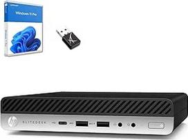 HP EliteDesk 800 G5 Mini "Intel i5 9500t" 6 sriegių | 16GB RAM | 512GB SSD | Verslo biuro daugialypės terpės kompiuteris su 24 mėn. garantija USB 3.0 | WLAN | "Windows 11 Professional 64-Bit", įskaitant USB