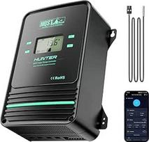 HQST 100 A MPPT Solarladeregler, 12 V/24 V/36 V/48 V negative Erdungssteuerung, mit intelligenter Bluetooth-App-Steuerung, Low-Temp Cut-Off, LCD-Display, für Lithium, versiegelte AGM, Gel, überflutete