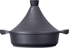 Indukcinis 28 cm / 4,2 l talpos indas - marokietiškas aliuminio liejinys - tinka visų tipų viryklėms (indukcinėms, dujinėms, keraminėms) Keraminis nepridegantis puodas - nerūdija, nesudūžta - tinka 4-6 žmonėms (juodas)