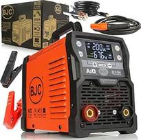 Inverterinis suvirinimo aparatas "3-in-1" su automobiliniu įkrovikliu ir starteriu, 200 A, 14 x 30 x 20 cm, VRB ir aktyvusis aušinimas