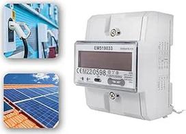 Išmanusis energijos monitorius, energijos matuoklis, EM519033 RS485 Modbus trifazis PV saulės energijos matuoklis su MID patvirtinimu, skirtas buto gamyklos namų energijos monitoriui