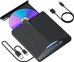 Išorinis CD DVD diskas, 7 in 1 USB 3.0 išorinis optinis diskas Mobilusis DVD įrašymo įrenginys Išplėtimo kortelė Stalinis išorinis kompiuteris Nešiojamojo kompiuterio išorinis optinis diskas