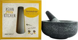 JADE TEMPLE akmeninio skiediklio ir grūstuvo rinkinys Efektyvus ir paprastas 18 cm skersmens ir 8,5 cm aukščio skiediklis, pagamintas iš kieto granito