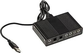 KALEA-INFORMATIQUE © - išorinė garso plokštė USB 6 kanalų 5.1-2 skaitmeninė įvestis ir išvestis SPDIF