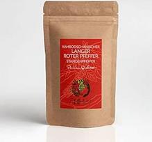 Kambodžos ilgieji raudonieji pipirai 70 g aromato apsaugos maišelyje Labai aštrūs pipirai Troškinimo indas