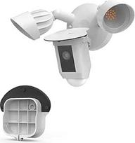 Kameros apsauga nuo lietaus, skirta "Ring" prožektoriaus kameros plius kabeliui (Floodlight Cam Wired Plus), prožektoriaus kameros apsauga nuo saulės ir lietaus, stebėjimo kameros lauko priedai (balta)