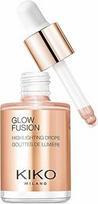 KIKO Milano Glow Fusion Highlighting Drops 02, metalinio atspalvio skysta ryškinimo priemonė veidui
