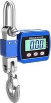 Kranwaage LCD-Digitalanzeige Crance-Waage Tragbare industrielle elektronische Schwerlast-Gewichtshaken-Kraneinheit-Änderungsfunktion Digitale Hängewaage, robust ( Spalva : 500kg Blue , Dydis : 1 UK )