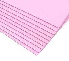 Kreative DIY-Schaumstoffplatten for Kinder, 10 Stück, Farben, EVA-Schwammpapier for Kunst und Handwerk, 2 mm dick,(Pink)