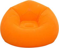 KSGSFSA Oro sofa tingus ne pupelių maišas Pripučiama kėdė Pripučiama sofa plaunama Gyvenamasis kambarys denio kėdė Miegamojo pupelių maišas Super minkštas (oranžinė)