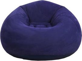 KSGSFSA Oro sofa tingus ne pupų maišas pripučiama kėdė Pripučiama sofa plaunama Gyvenamasis kambarys denio kėdė Miegamasis pupų maišas Super minkštas (tamsiai mėlyna)