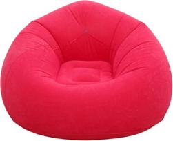 KSGSFSA Oro sofa tingus ne pupų maišas Pripučiama kėdė Pripučiama sofa plaunama Gyvenamasis kambarys denio kėdė Miegamojo pupų maišas Super minkštas (raudona)