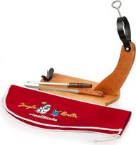 Kumpio laikiklis "Gondola" + kumpio dangtis "Kukuxumusu" + kumpio peilis ir "Chaira" - Ispanijoje pagamintas kumpio laikiklis