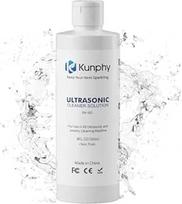 KUNPHY Ultragarsinio valymo koncentratas [120 ml] Valiklis ultragarso prietaisams, juvelyrinių dirbinių valytuvams, naudojamiems visuose ultragarsinio valymo prietaisuose, stikluose, juvelyriniuose dirbiniuose, sidabre, monetose ir laikrodžiuose