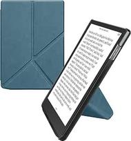 kwmobile dėklas, suderinamas su Pocketbook InkPad 4 / Color 3 / Color 2 / Vivlio InkPad 4 / InkPad Color 3 dėklu - dirbtinės odos dėklas - apsauginis e. skaityklės dėklas - dangtelis Petrol