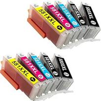 LeciRoba 580XXL 581 XXL spausdintuvo kasetės, skirtos "Canon" spausdintuvo kasetėms 580 581 Multipack ir Canon PGI-580 XXL CLI-581 XXL, skirtos Canon TR7500 TR8500 TS6100 TS6200 TS6300 TS700 TS8200 TS8350 TS8350 9150