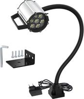 LED darbo šviesa "Gooseneck" magnetinė šviesa LED IP66 vandeniui atspari lanksti "Gooseneck" šviesa 900 liumenų 120 voltų fiksuota su varžtais Pramoninis apšvietimas Darbo lempa staklėms ir tekinimo staklėms