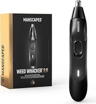 MANSCAPED® Weed Whacker® 2.0 elektrinis ausų ir nosies plaukelių kirptuvas - 7000 aps/min. galia: 45 min. veikimo laikas, drėgnas ir sausas naudojimas, lengvas valymas, patobulinti nerūdijančio plieno keičiamieji peiliukai