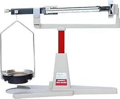 Mechaninės laboratorinės svarstyklės Mechaninės svarstyklės su 4 liniuotėmis ir strypelių rinkiniu su mechaninėmis svarstyklėmis su dėklu su magnetiniu slopintuvu ir 6 colių palete, 311 g/0,01 g, baterijos nereikia