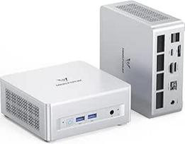 Mini kompiuteris MINIS FORUM UM880 Plus, AMD Ryzen 7 8845HS (8C/16T, iki 5,1 GHz), 32GB DDR5-RAM, 1 TB SSD, "Radeon 780M" grafika, OCuLink, trigubas ekranas, 8K @ 60 Hz, 5 x USB prievadas, "Wifi6e