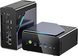 Mini žaidimų kompiuteris AMD Ryzen 7 H 255 (Upgrade 8745HS, 4.9GHz), mini kompiuteris su DDR5, PCIE 4.0 x4, mini kompiuteris su USB4.0 | 2.5G LAN | Quad 4K ekranas | Oculink - skirtas žaidimams, biurui ir