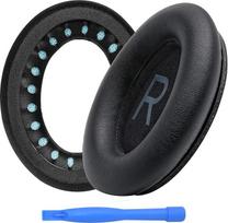 MMOBIEL Pakaitiniai ausų įdėklai "Bose QuietComfort 45" (QC45) / "QuietComfort SE" / "New Quiet Comfort" belaidėms ausinėms su baltyminėmis PU ausinių įdėklai - pakaitiniai įdėklai - juodi