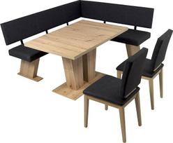MSZ Design "Verona" kampinis suolų komplektas Valgomojo komplektas 181 x 150 cm "Artisan Oak
