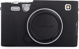MUZIRI KINOKOO dėklas Fujifilm X-E5/Fuji XE5 skaitmeniniam fotoaparatui - minkštas silikoninis apsauginis dėklas Fuji X-E5 su matiniu paviršiumi ir ergonomiška rankena - neslystantis ir atsparus įbrėžimams, juodas, madingas